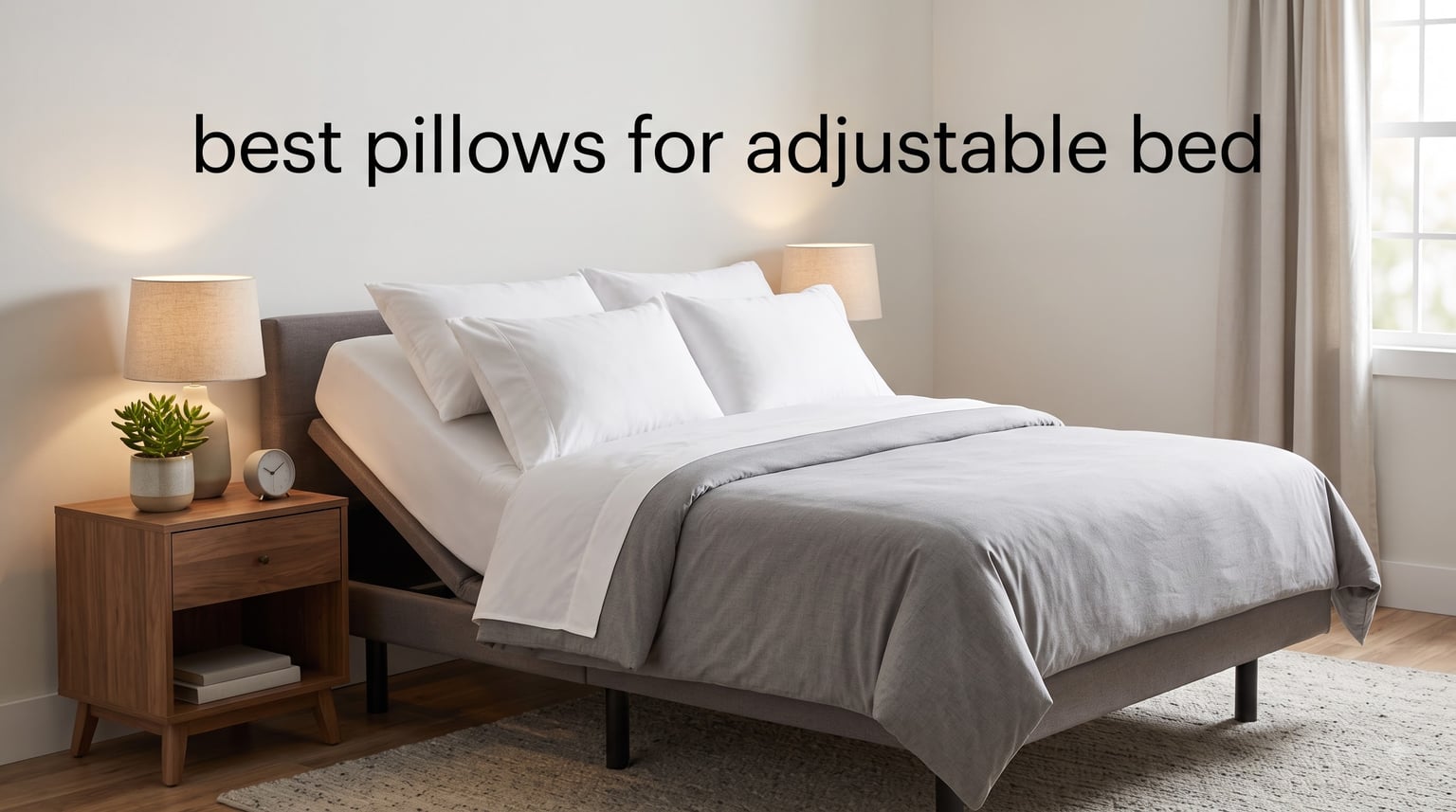 best pillows for adjustable bed