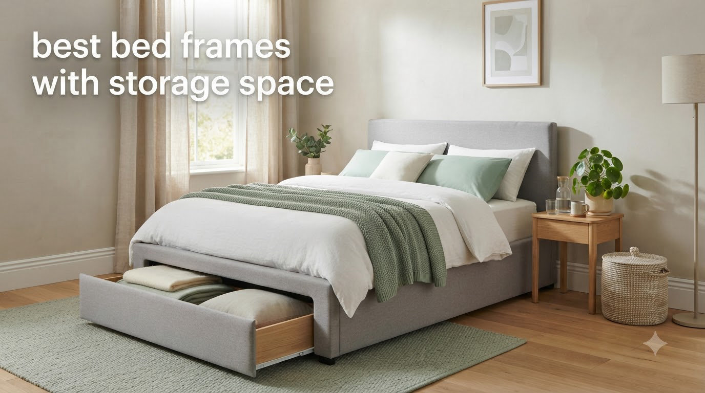 best bed frames with storage space
