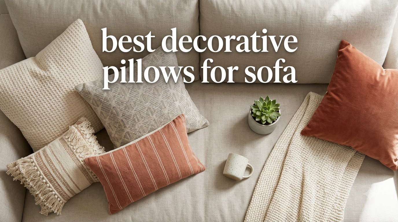 best decorative pillows for sofa