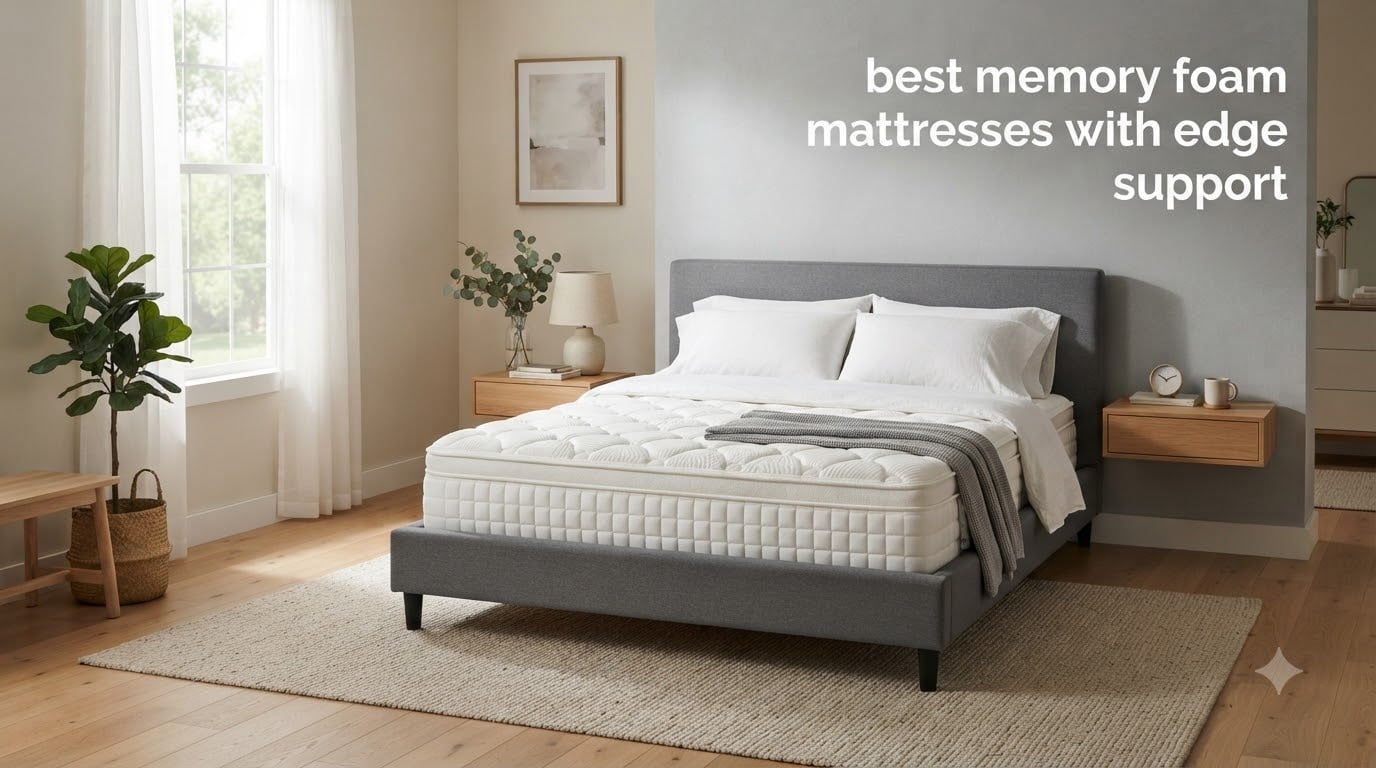 best memory foam mattresses with edge support