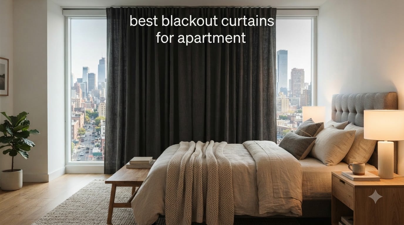 best blackout curtains for apartment
