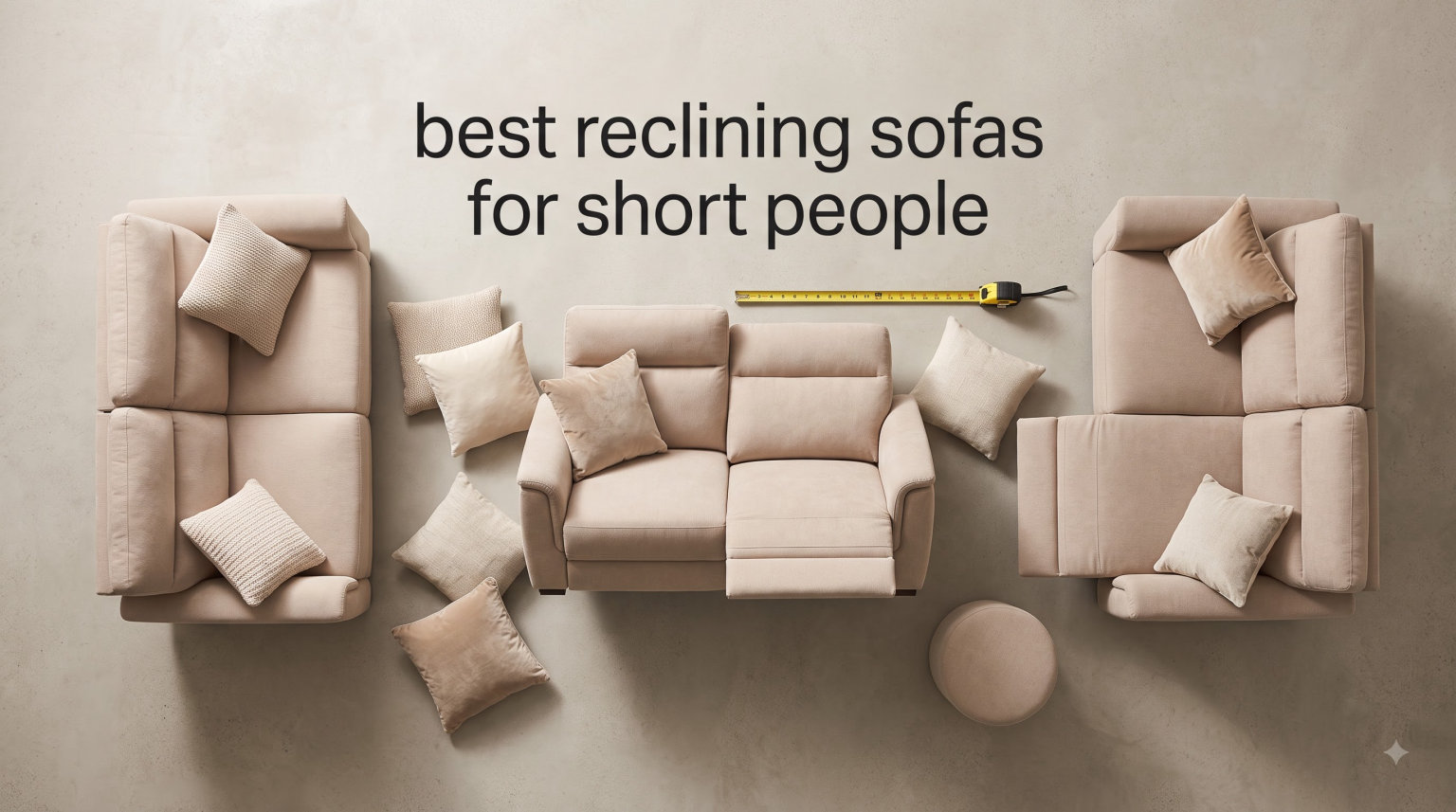 best reclining sofas for short people