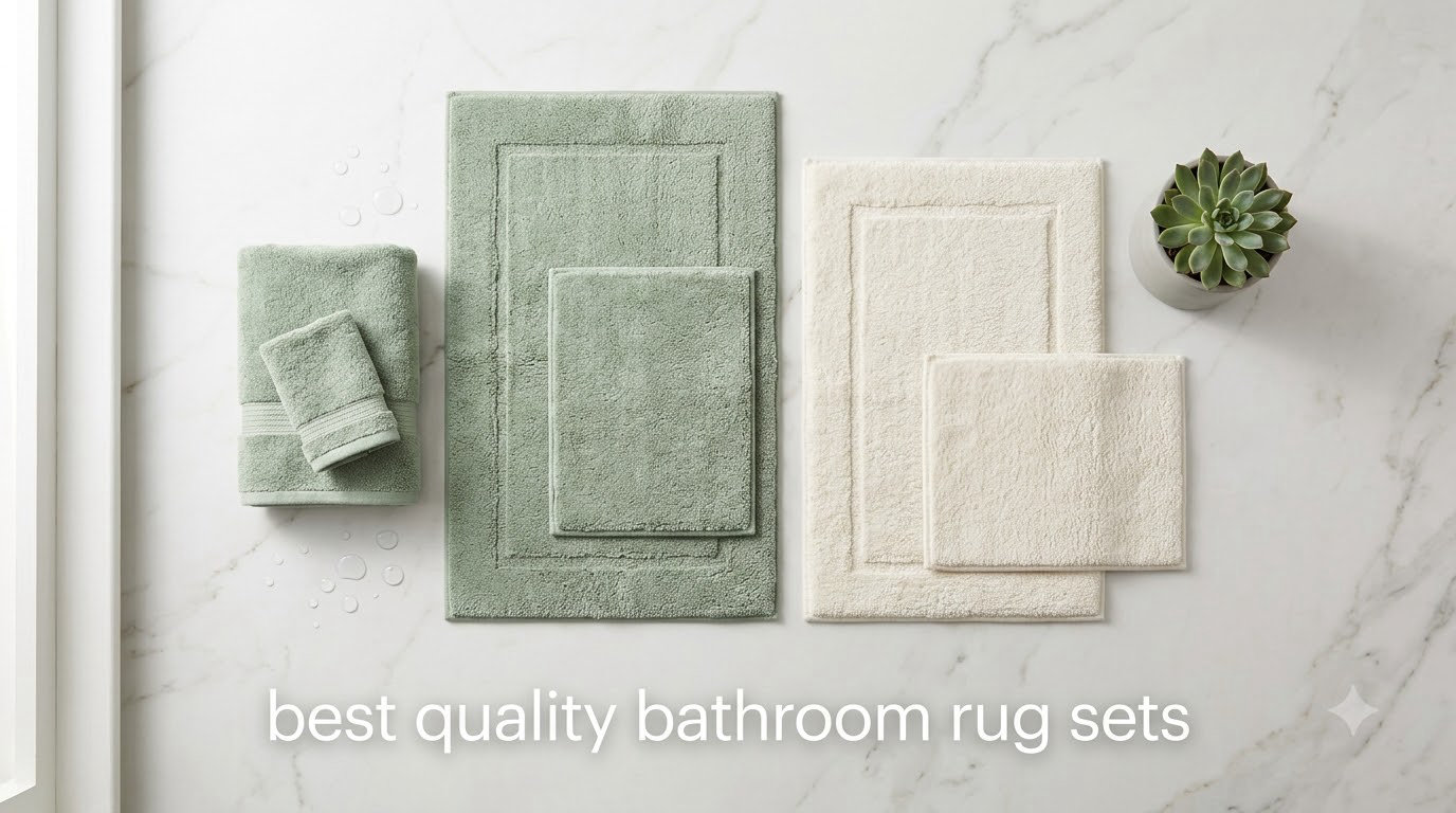 best quality bathroom rug sets