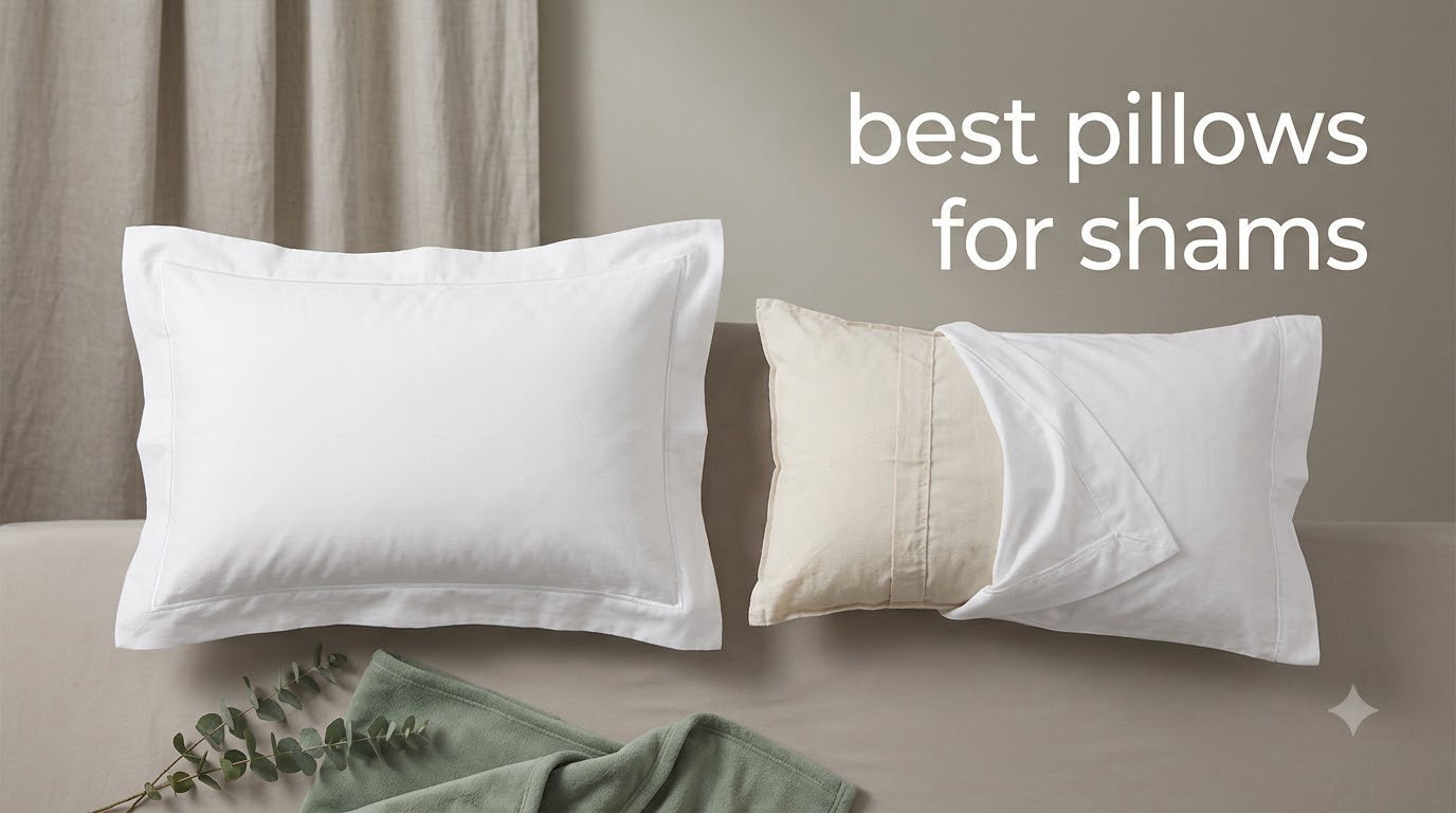 best pillows for shams