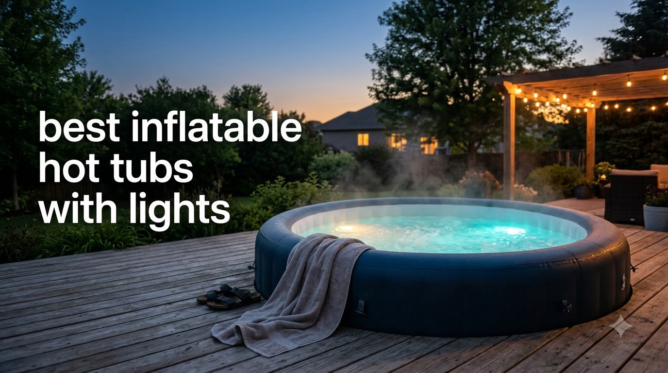 best inflatable hot tubs with lights