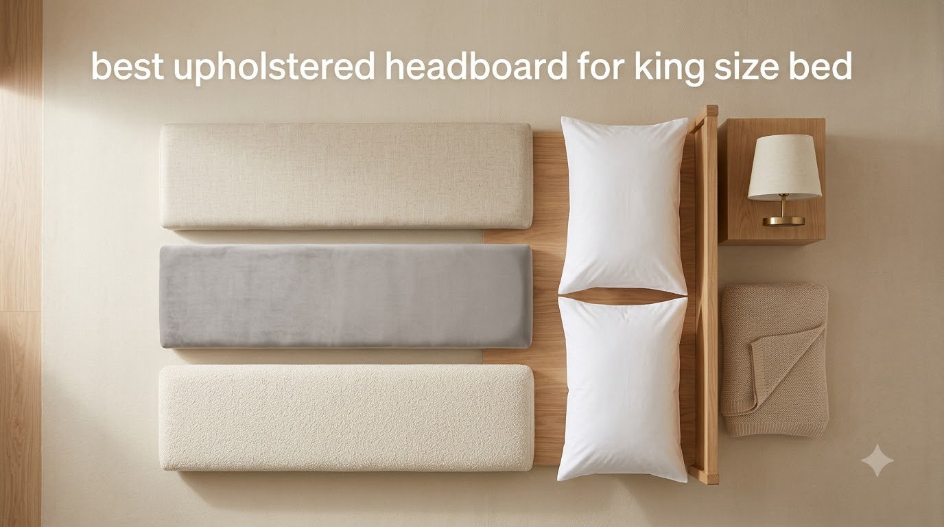 best upholstered headboard for king size bed