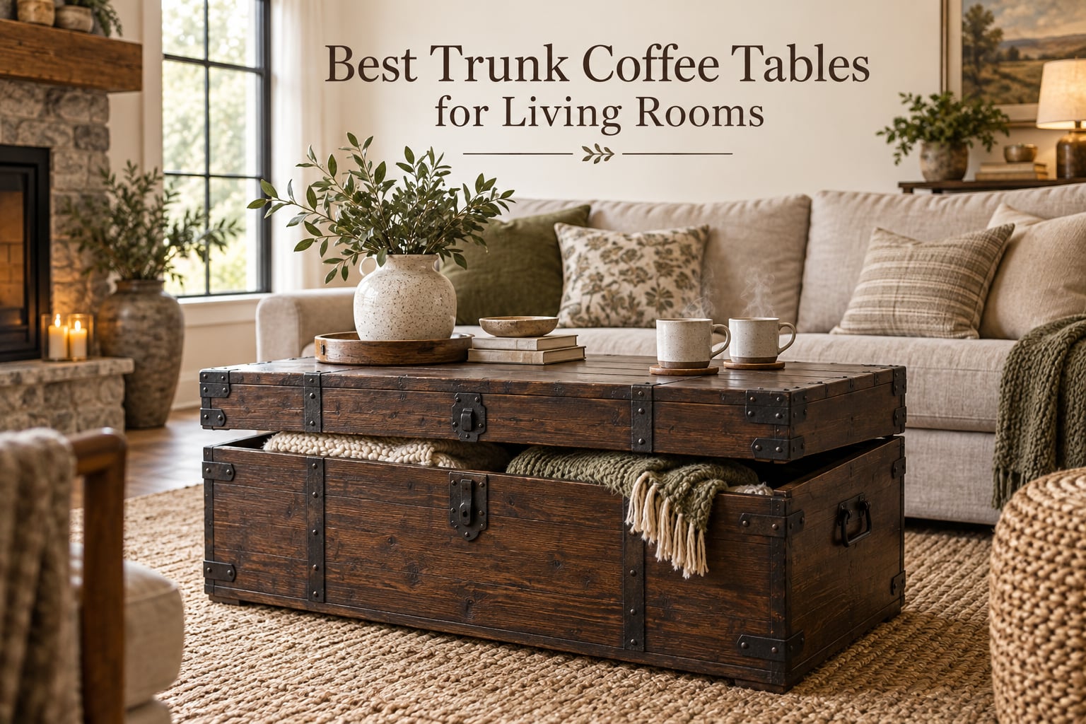 Best Trunk Coffee Tables for Living Rooms