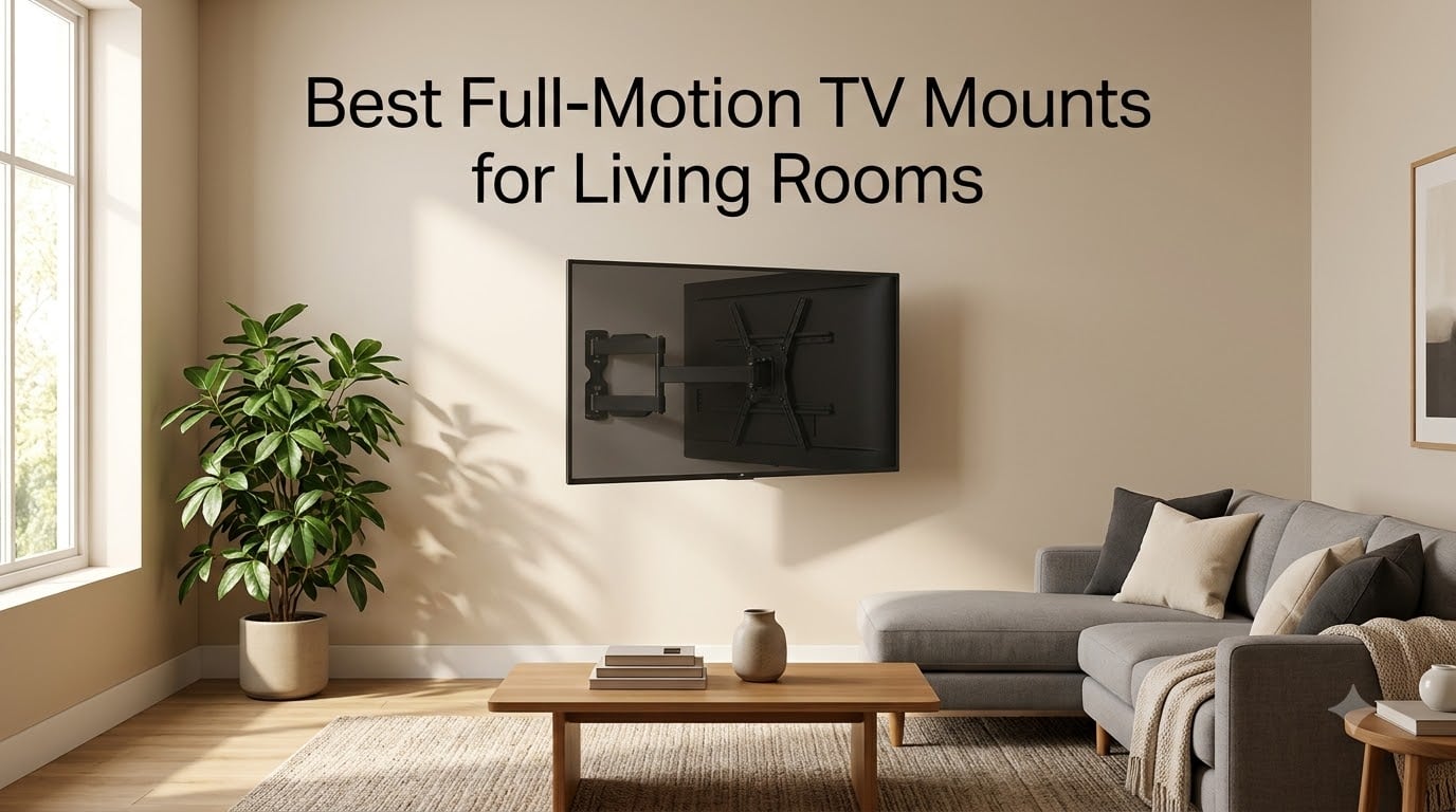 Best Full-Motion TV Mounts for Living Rooms