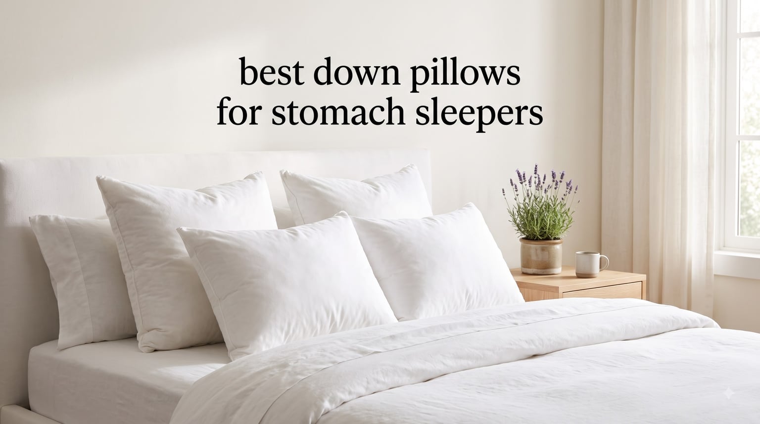 best down pillows for stomach sleepers
