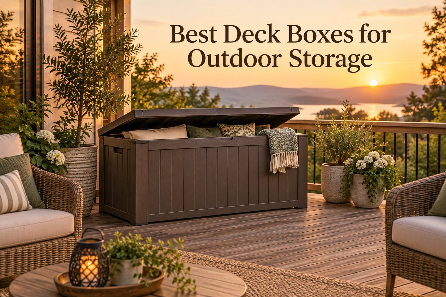 Best Deck Boxes for Outdoor Storage
