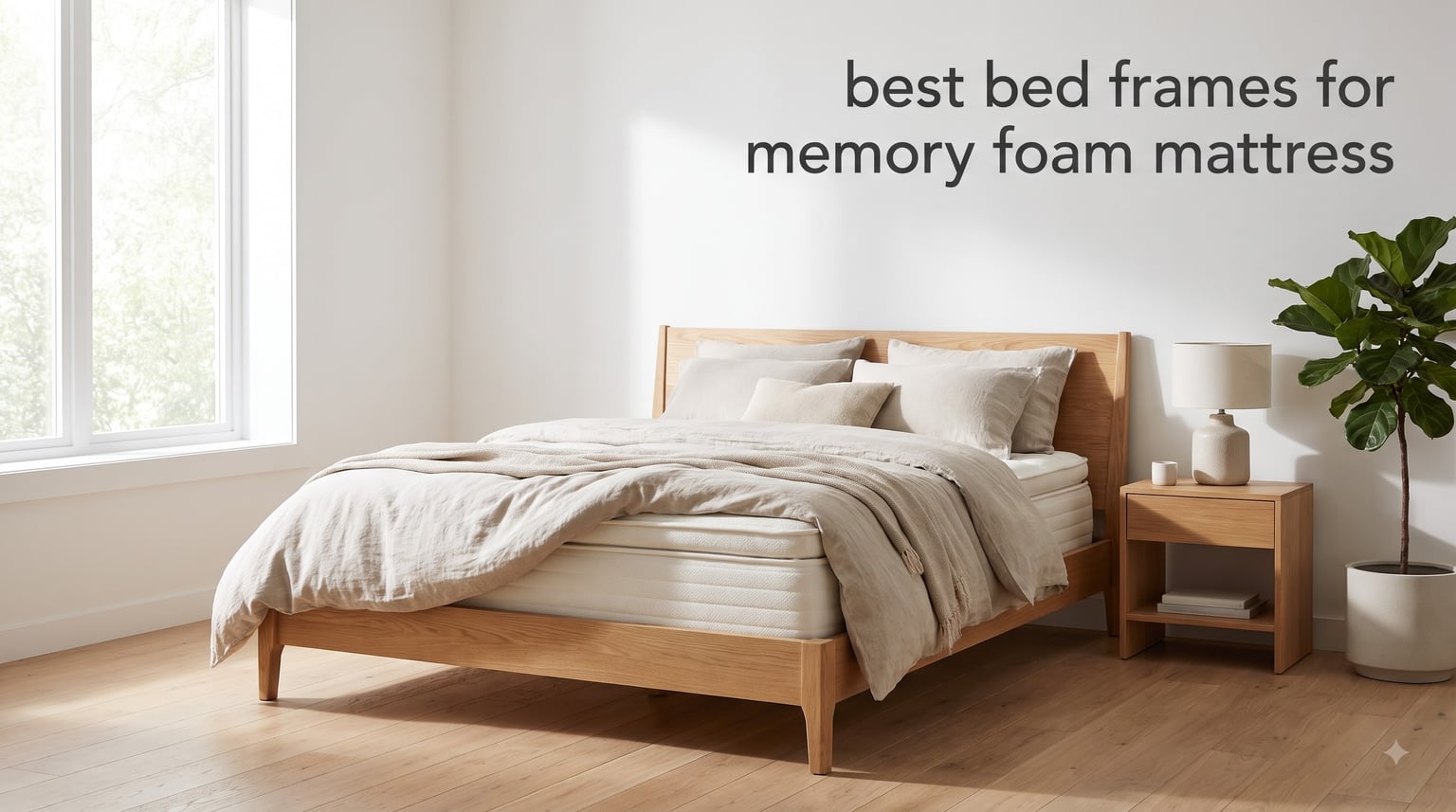 best bed frames for memory foam mattress