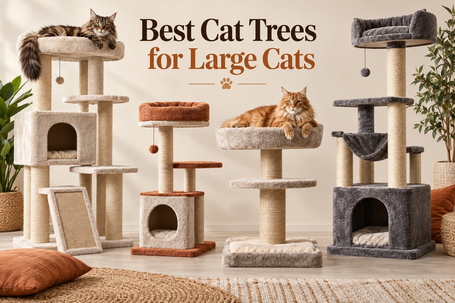 Best Cat Trees for Large Cats