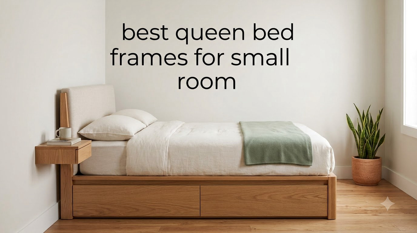 best queen bed frames for small room