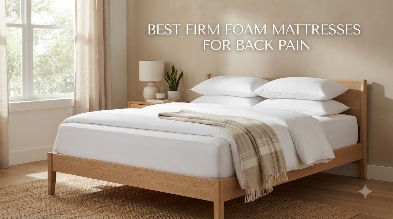best firm foam mattresses for back pain