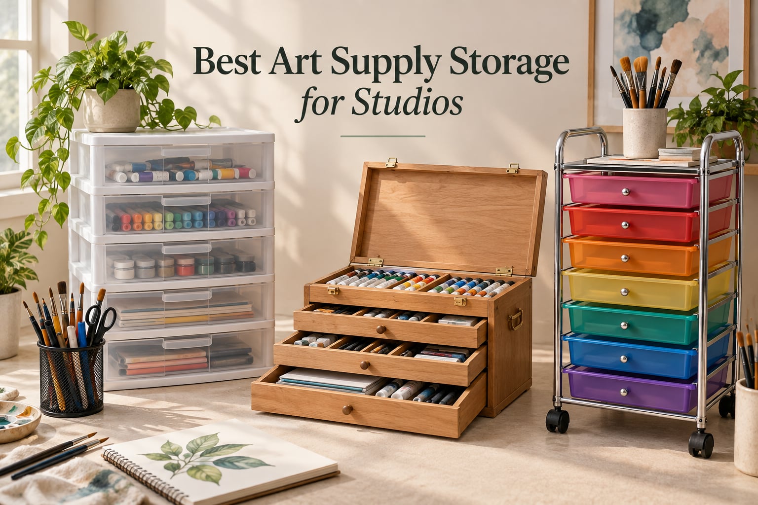 Best Art Supply Storage for Studios