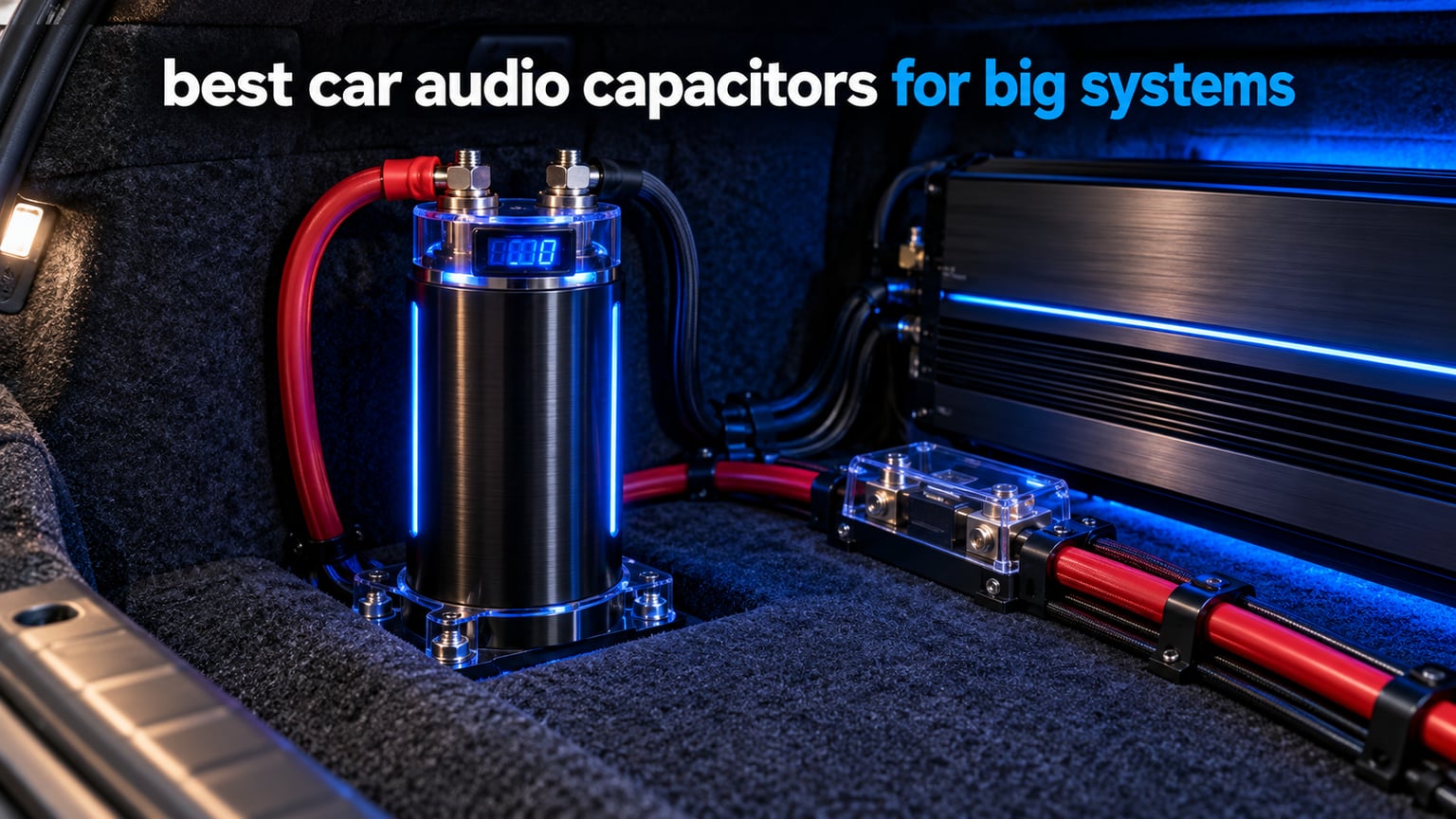 best car audio capacitors for big systems