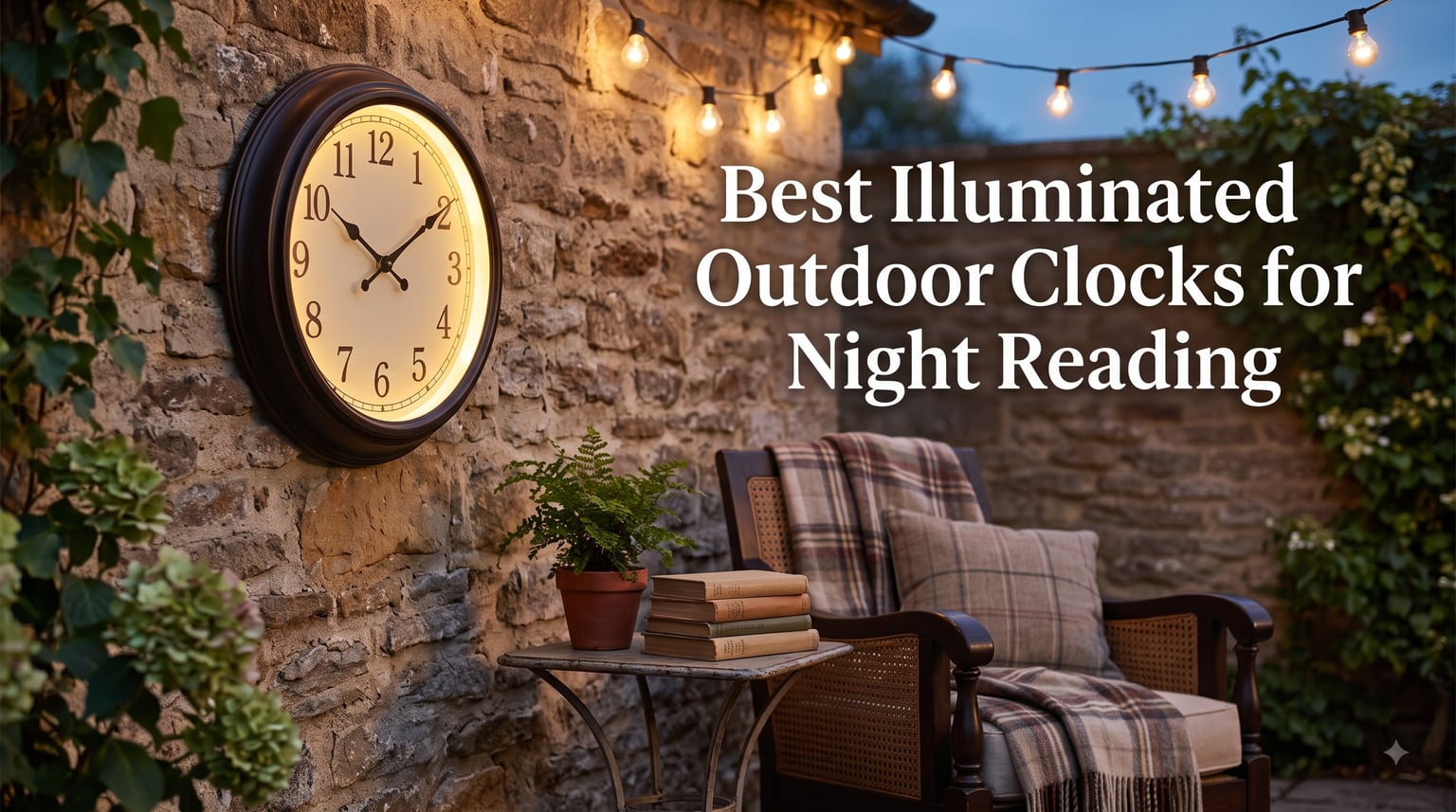 Best Illuminated Outdoor Clocks for Night Reading
