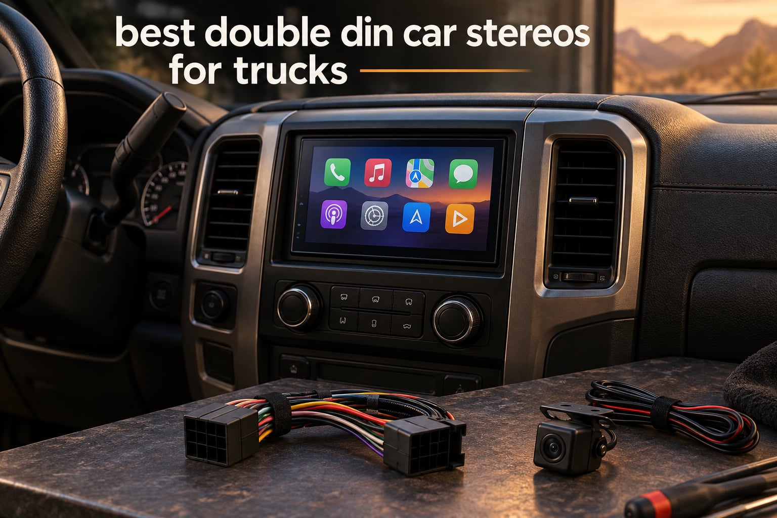 best double din car stereos for trucks