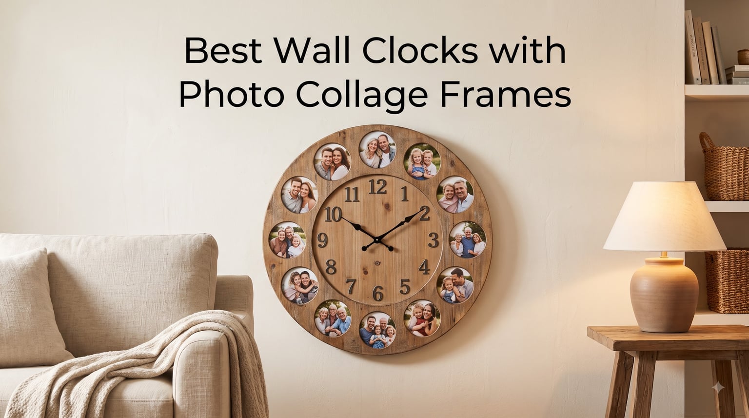 Best Wall Clocks with Photo Collage Frames