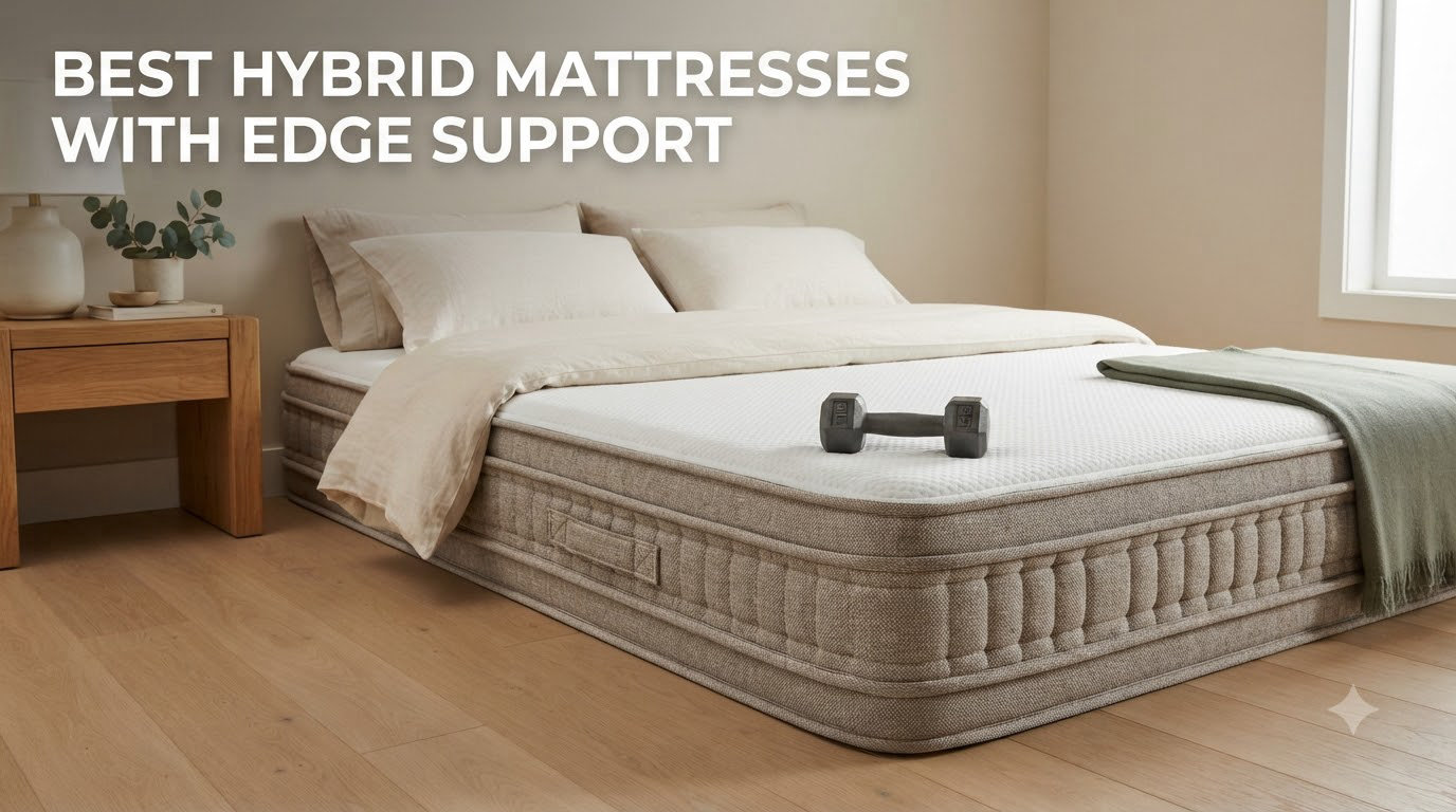 best hybrid mattresses with edge support