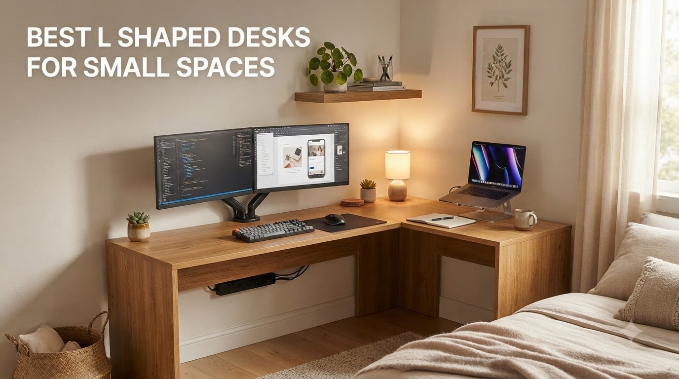 best l shaped desks for small spaces