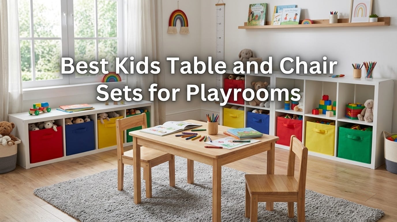 Best Kids Table and Chair Sets for Playrooms