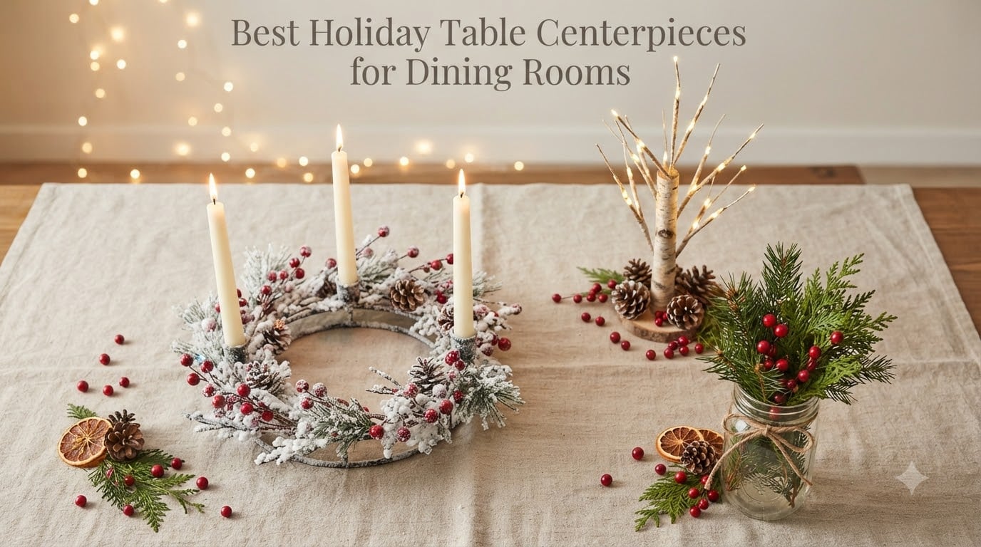 Best Holiday Table Centerpieces for Dining Rooms