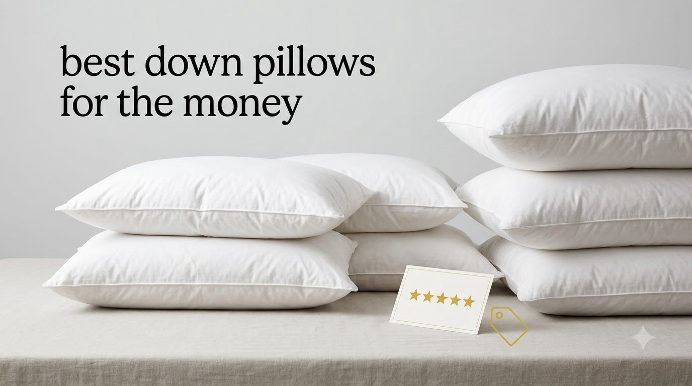 best down pillows for the money