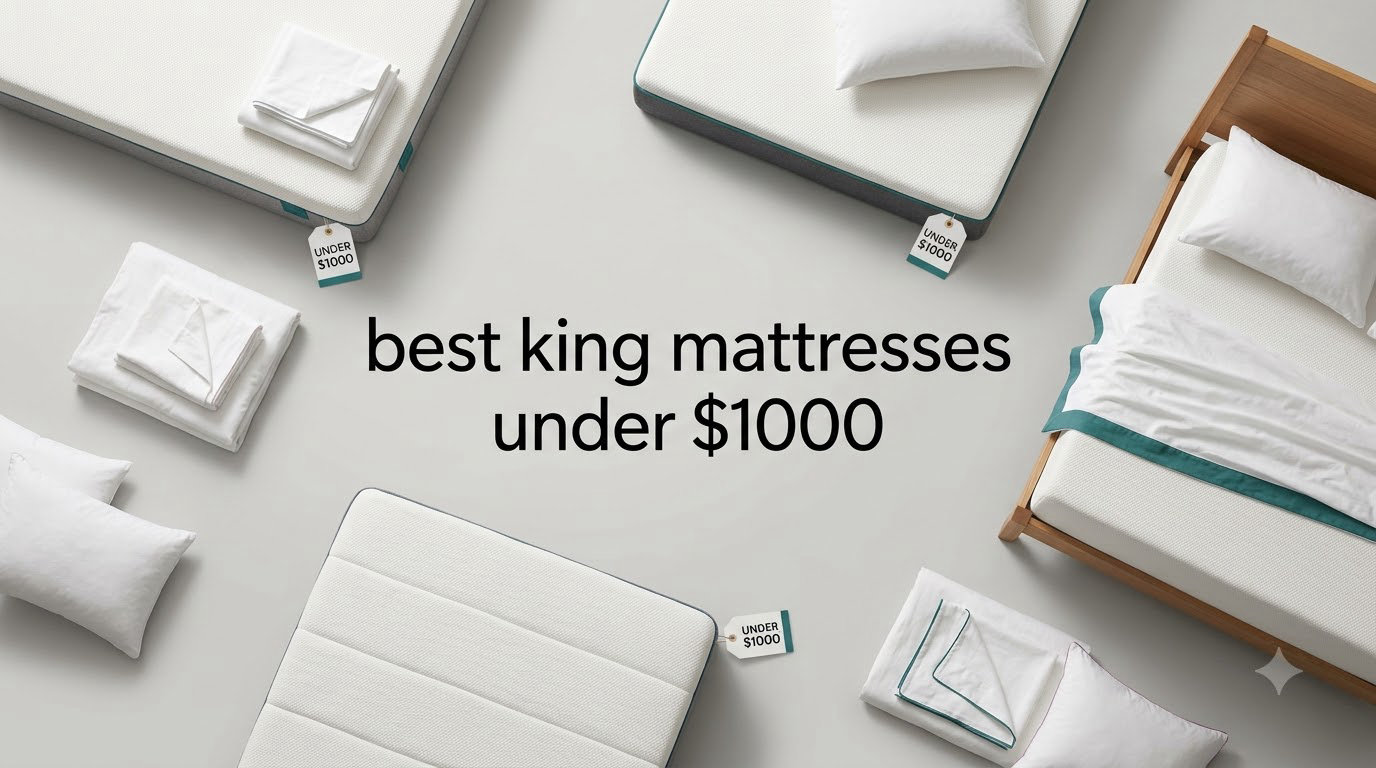 best king mattresses under $1000