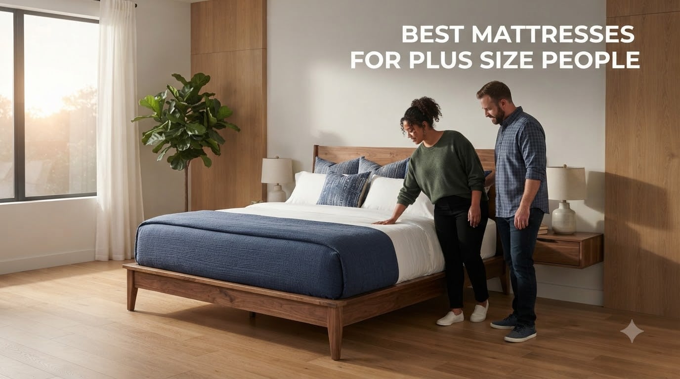 best mattresses for plus size people