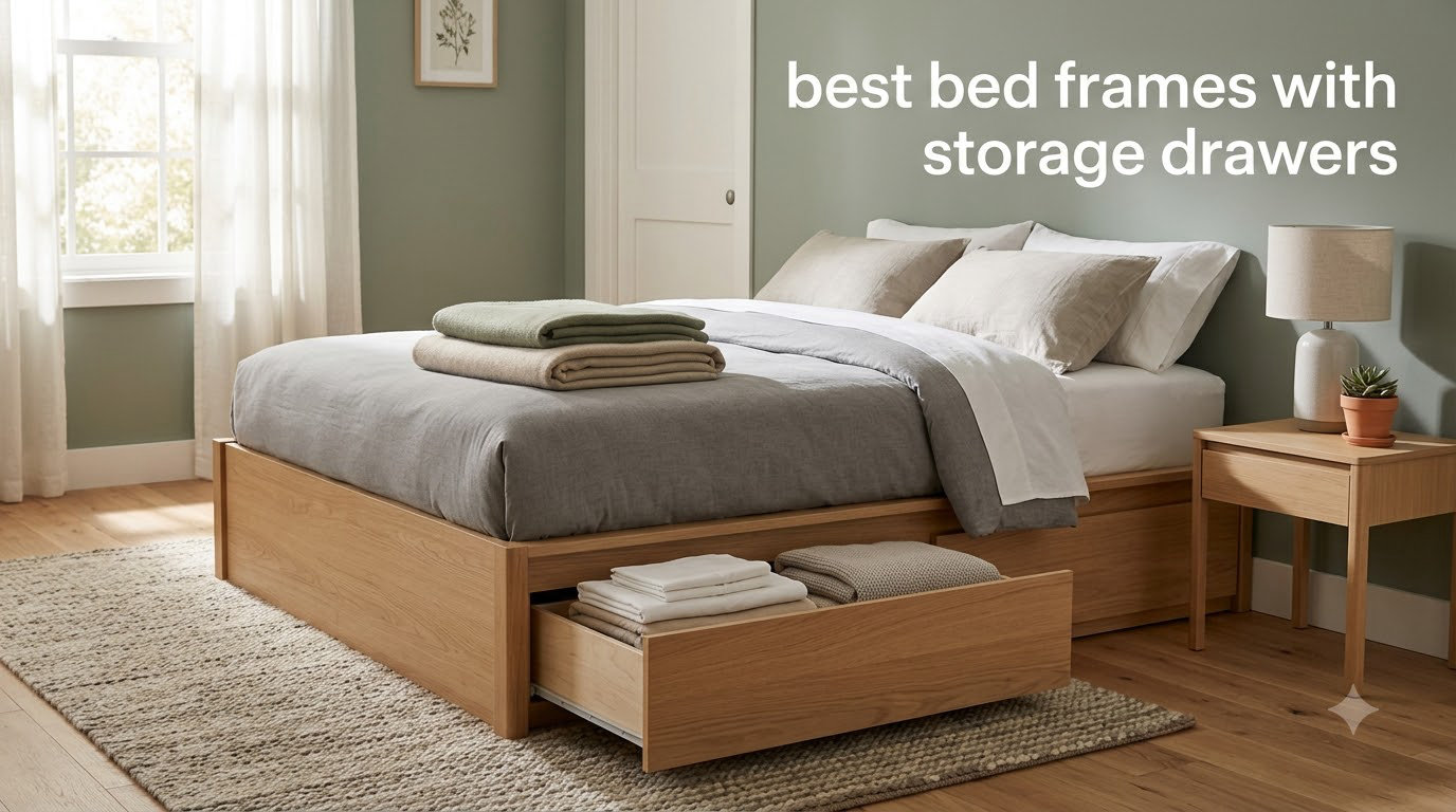 best bed frames with storage drawers