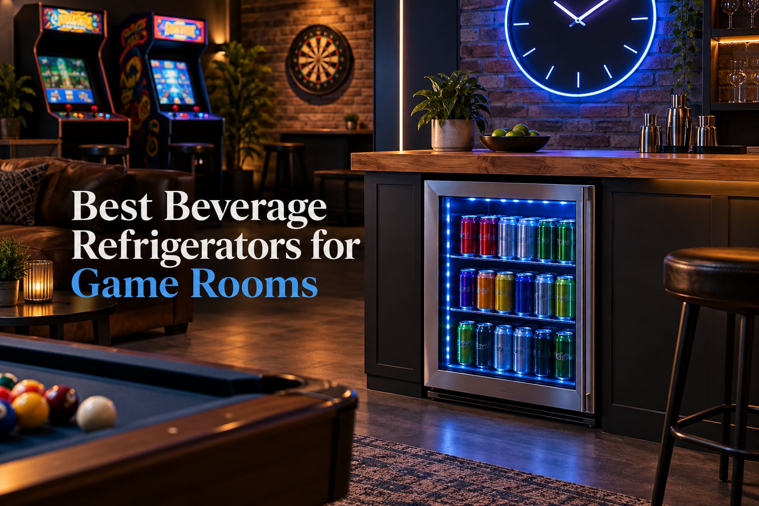 Best Beverage Refrigerators for Game Rooms