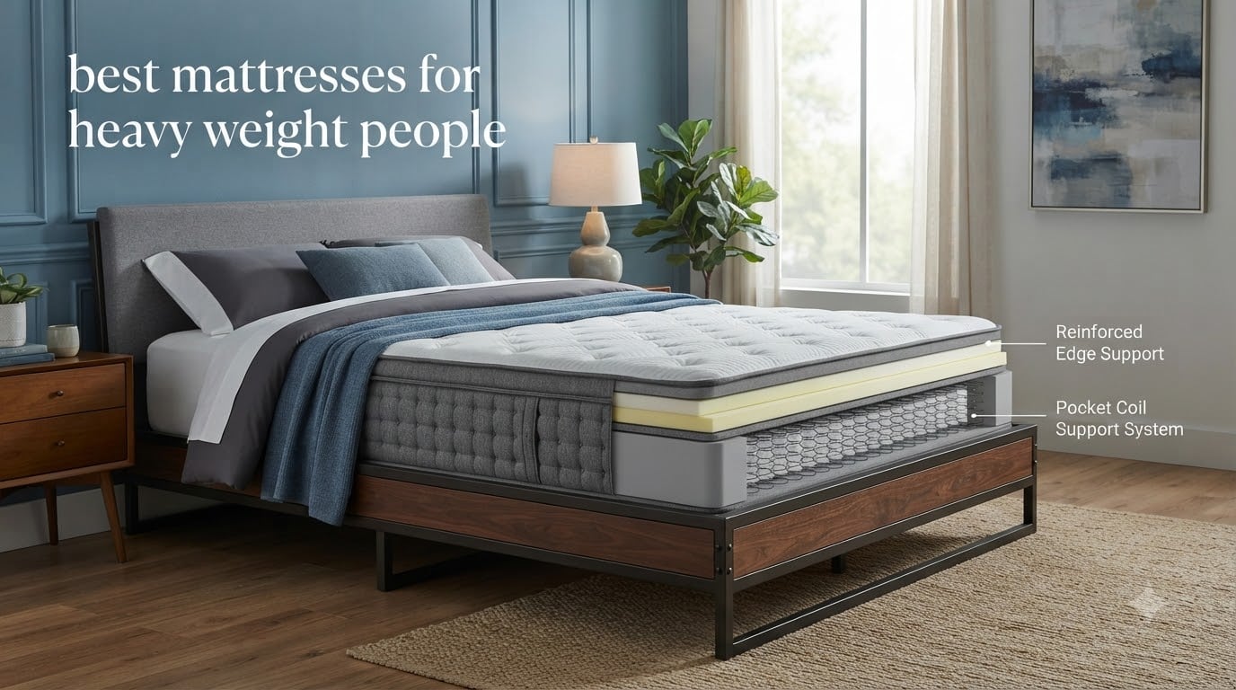 best mattresses for heavy weight people