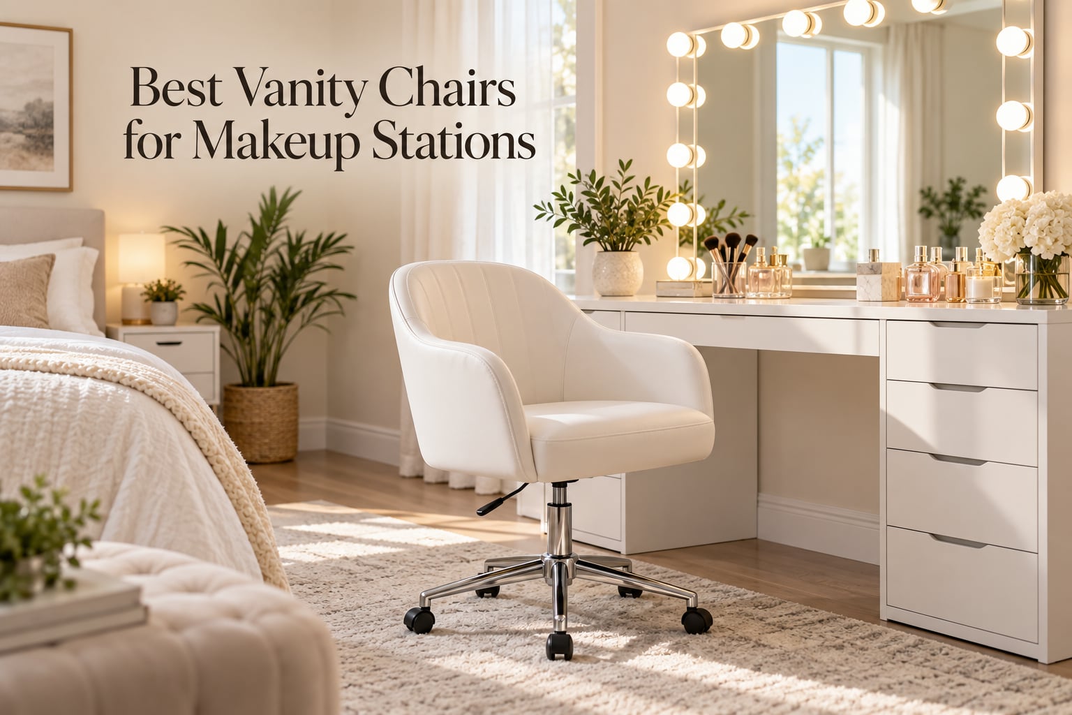 Best Vanity Chairs for Makeup Stations