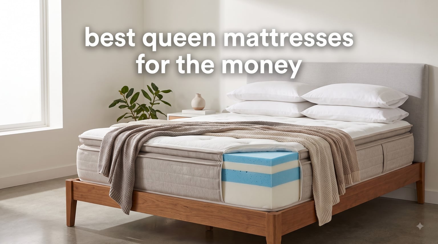 best queen mattresses for the money