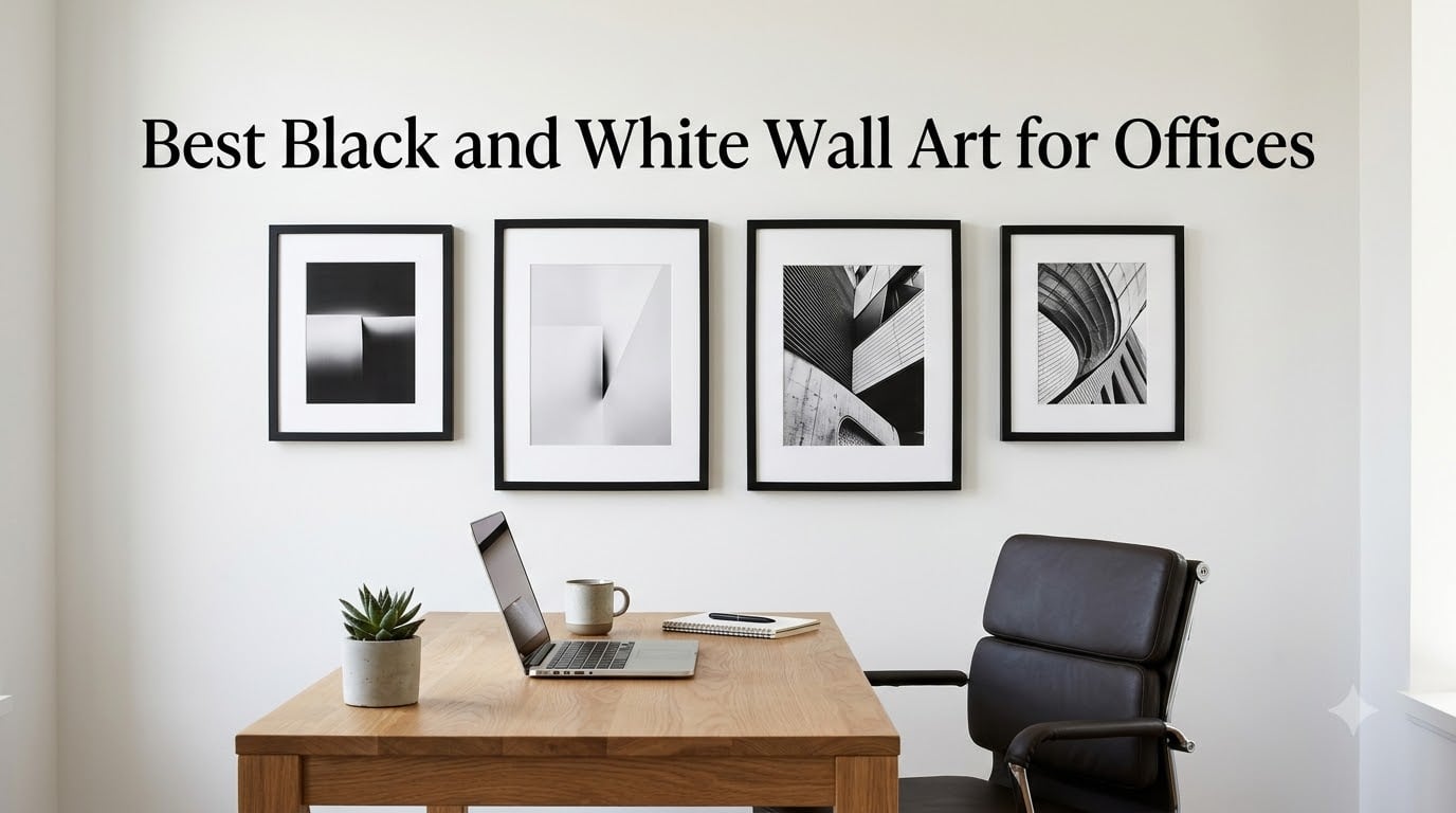 Best Black and White Wall Art for Offices