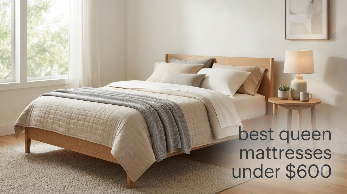 best queen mattresses under $600