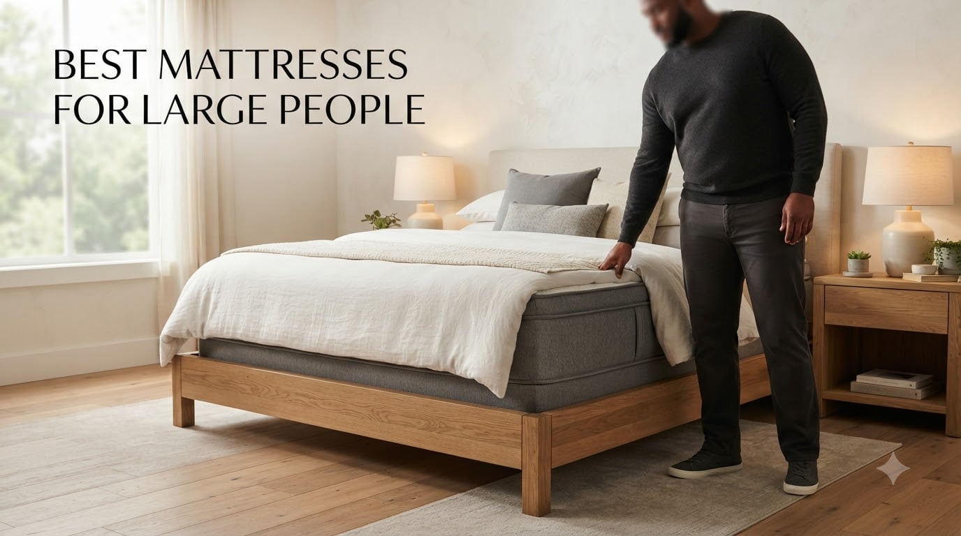best mattresses for large people