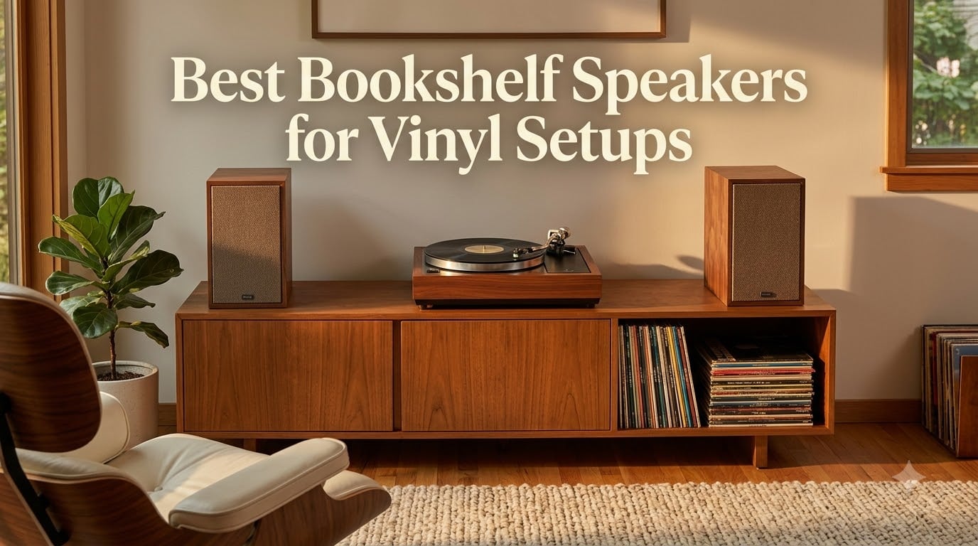 Best Bookshelf Speakers for Vinyl Setups