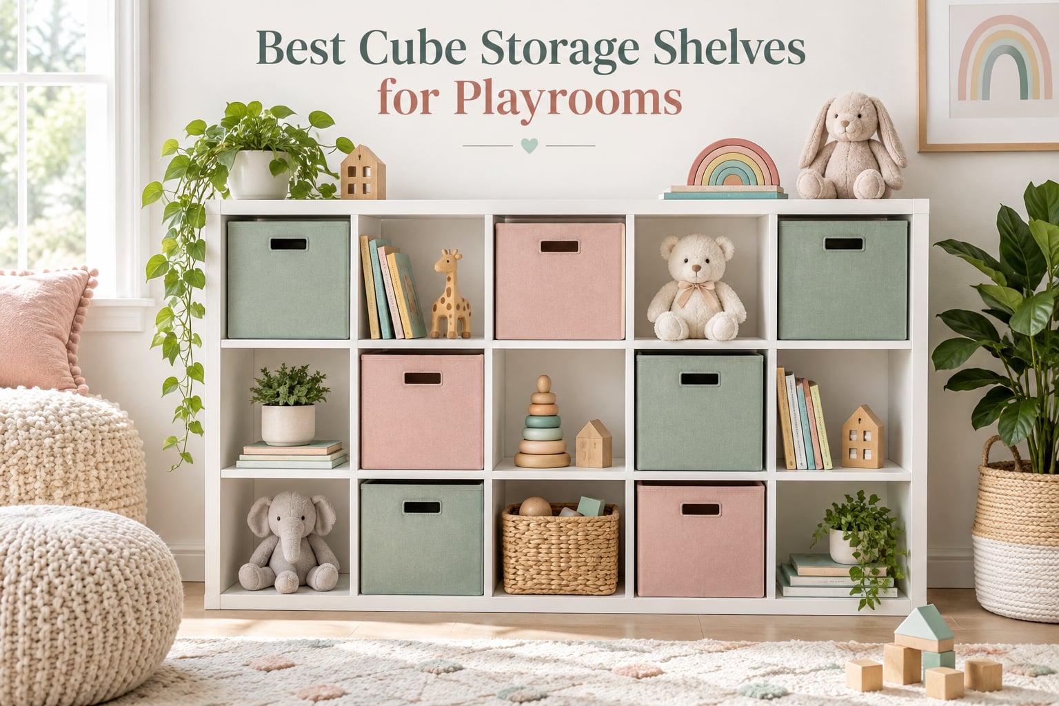Best Cube Storage Shelves for Playrooms