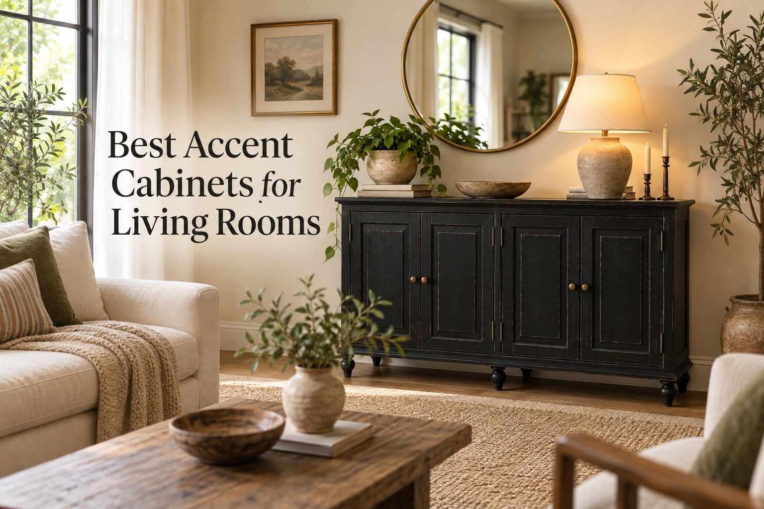Best Accent Cabinets for Living Rooms