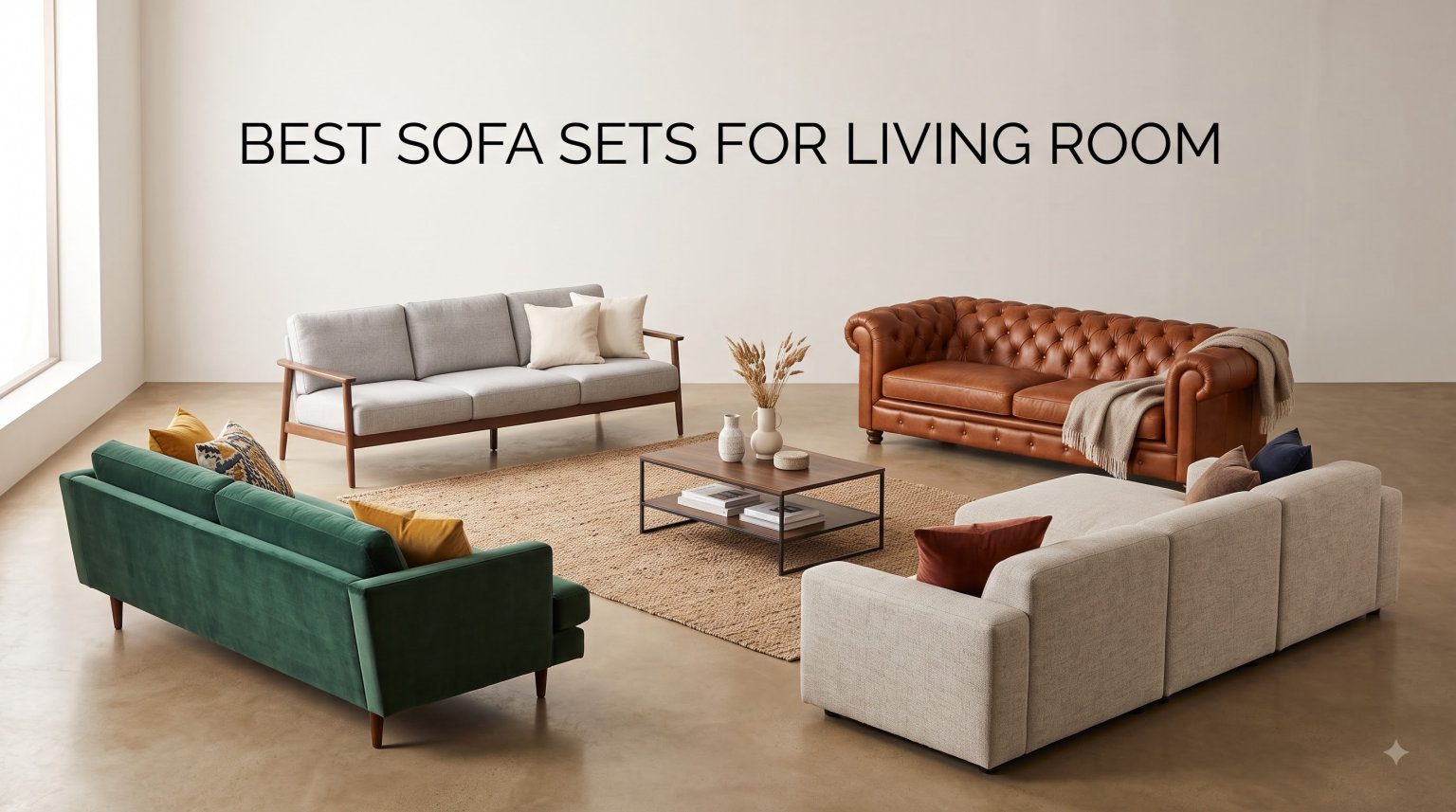 best sofa sets for living room