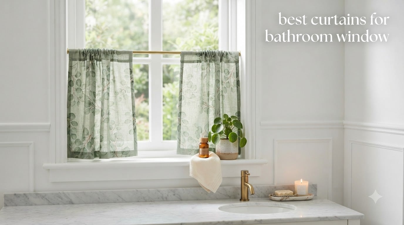 best curtains for bathroom window