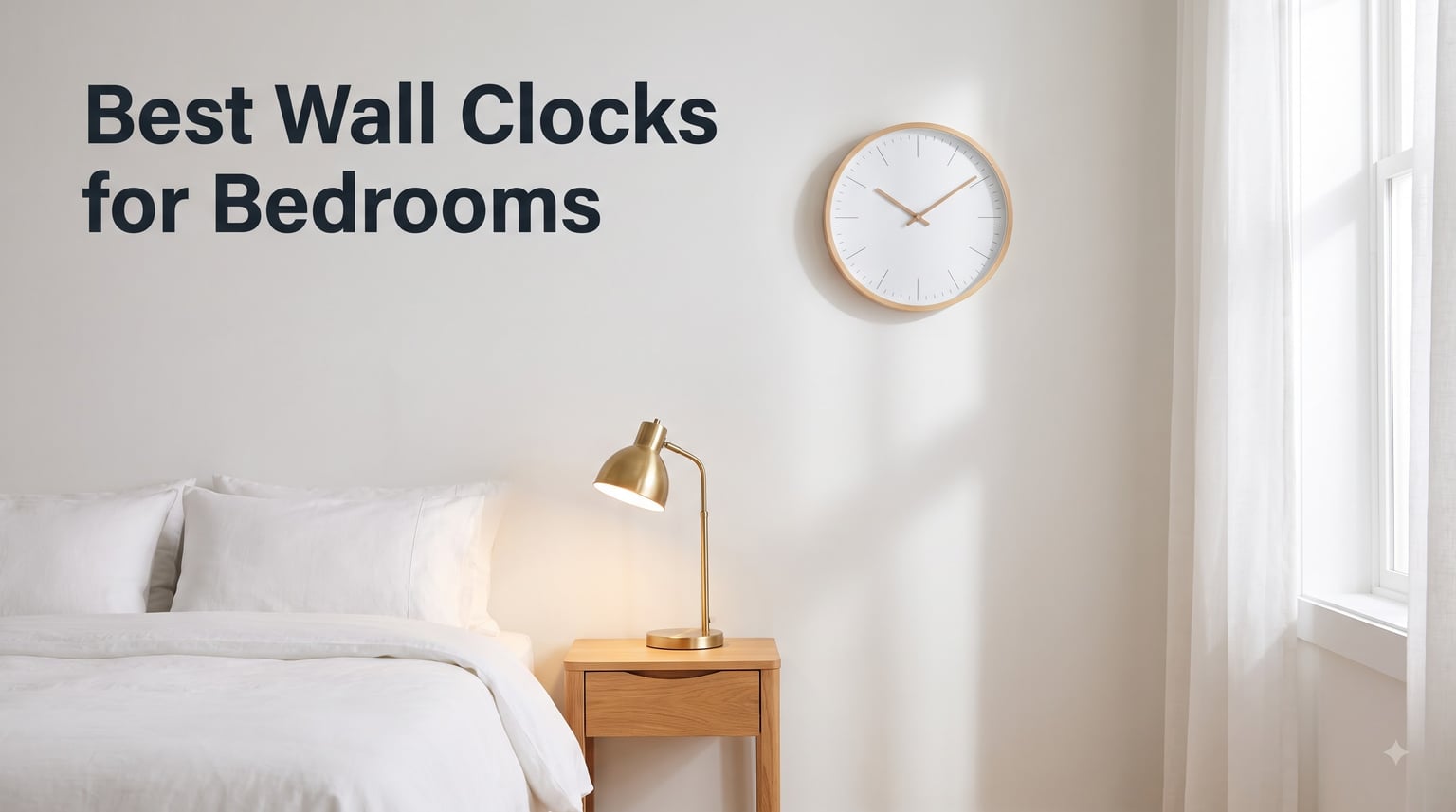 Best Wall Clocks for Bedrooms