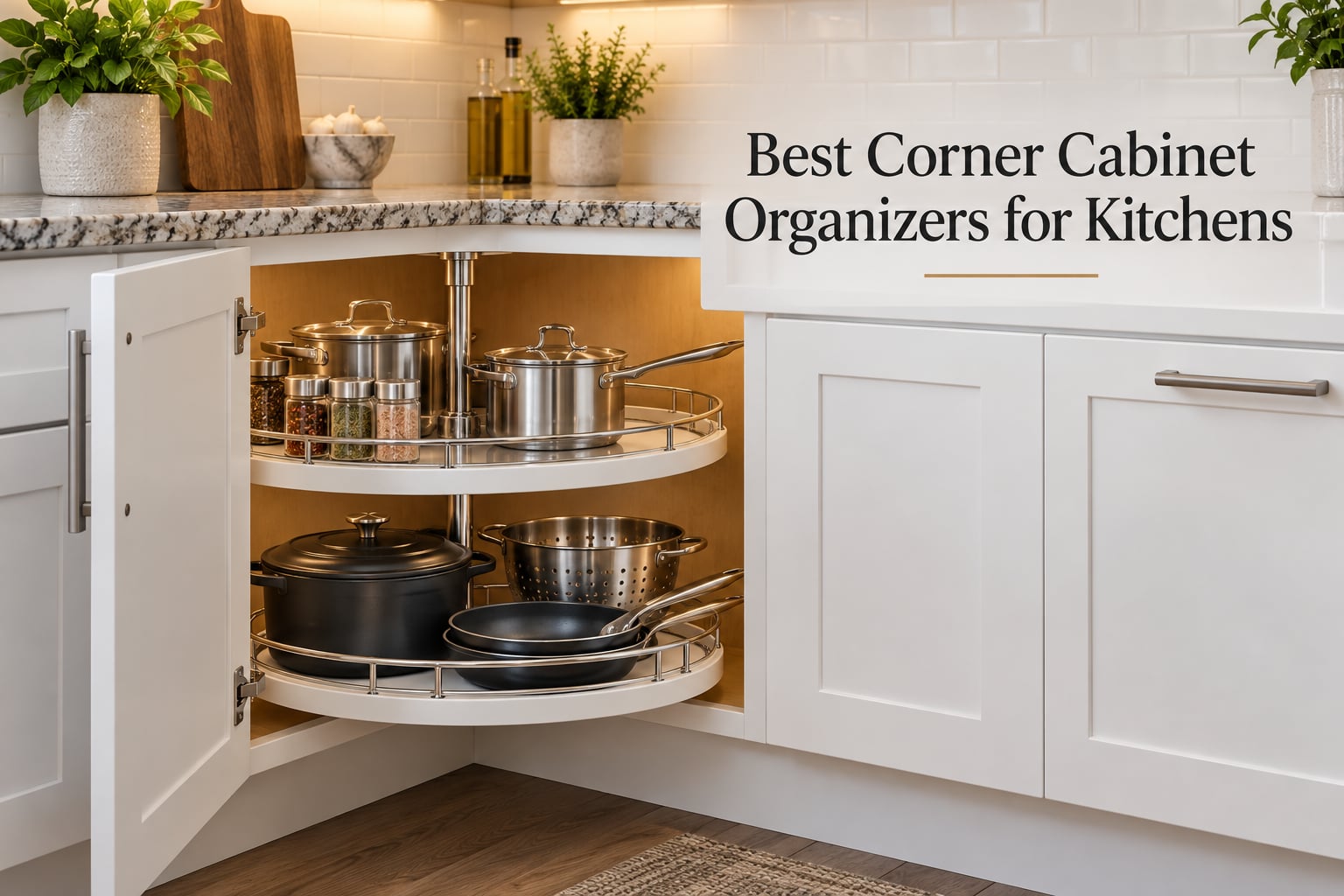 Best Corner Cabinet Organizers for Kitchens