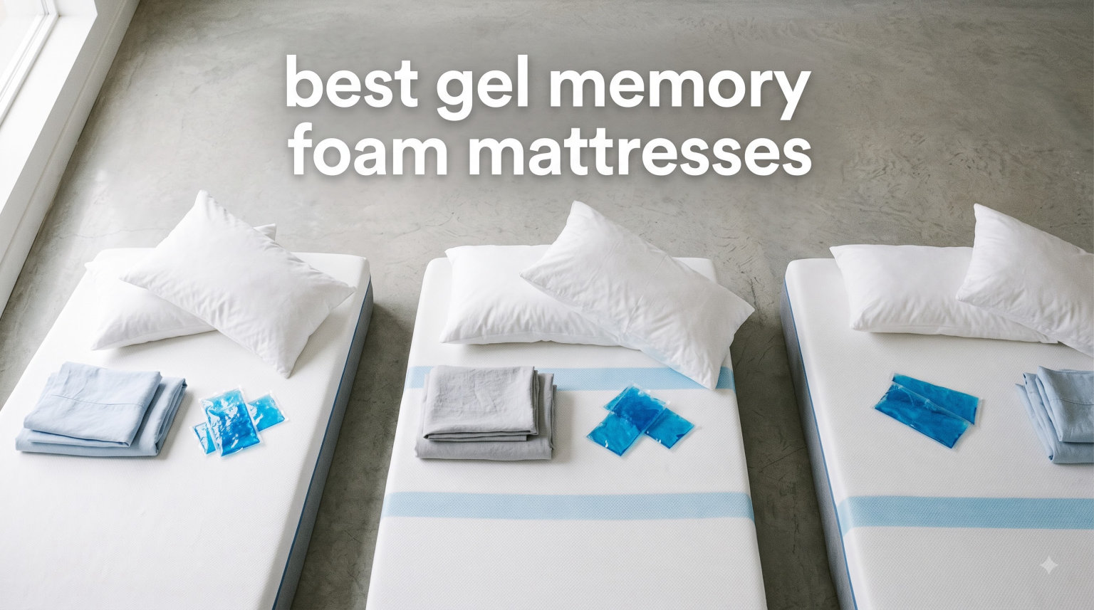 best gel memory foam mattresses