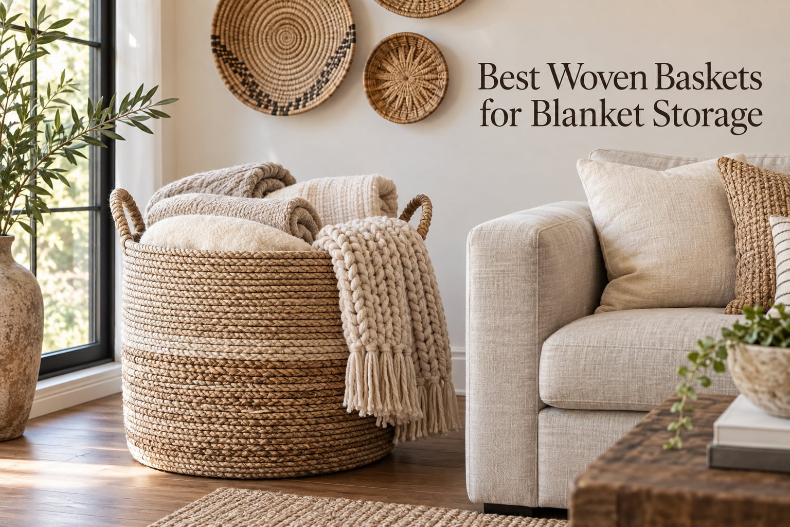 Best Woven Baskets for Blanket Storage