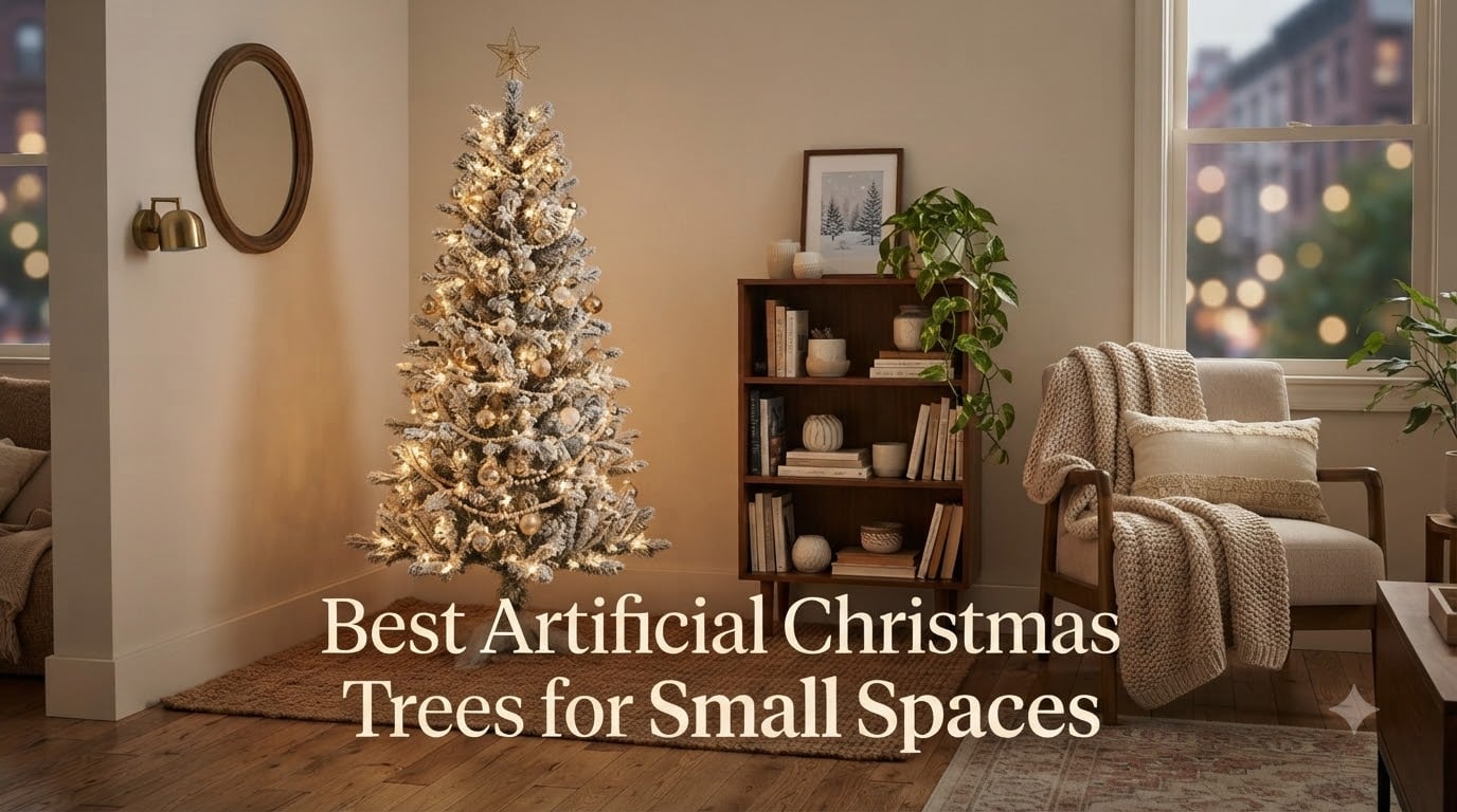 Best Artificial Christmas Trees for Small Spaces