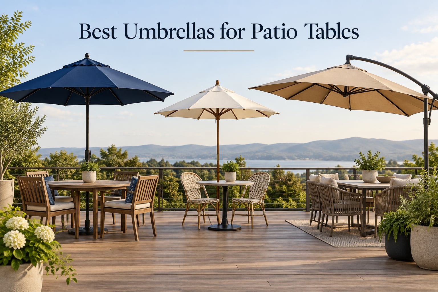Best Umbrellas for Patio Tables