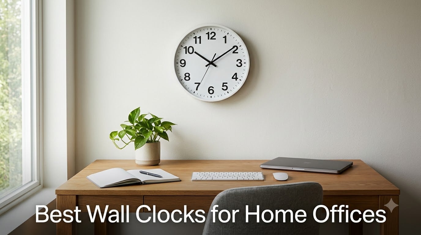 Best Wall Clocks for Home Offices